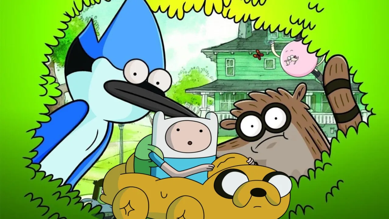 Personagens de Regular Show e Hora de Aventura, clássicos do Cartoon Network