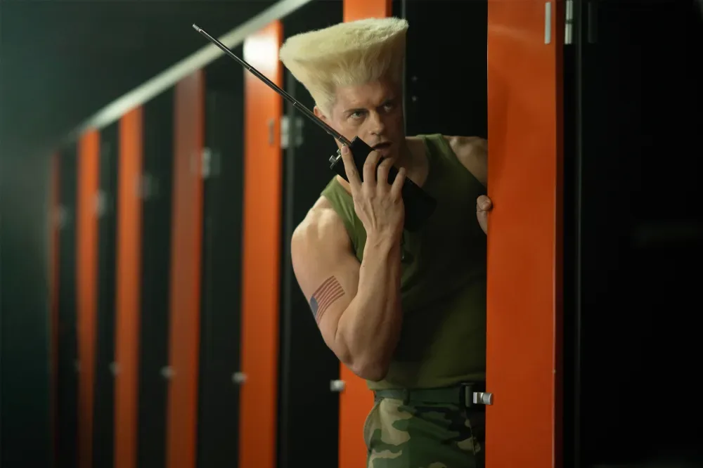 Cena do filme Street Fighter, de Kitao Sakurai